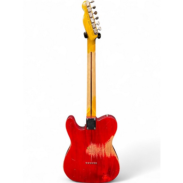 Used 2026 R/t Customs RELICED TELE WORN CHERRY RED Solid Body Electric Guitar