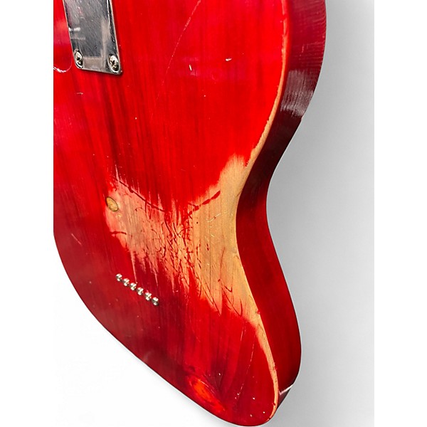 Used 2026 R/t Customs RELICED TELE WORN CHERRY RED Solid Body Electric Guitar