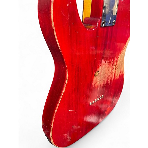 Used 2026 R/t Customs RELICED TELE WORN CHERRY RED Solid Body Electric Guitar