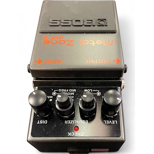 Used BOSS MT2 Metal Zone Distortion Effect Pedal