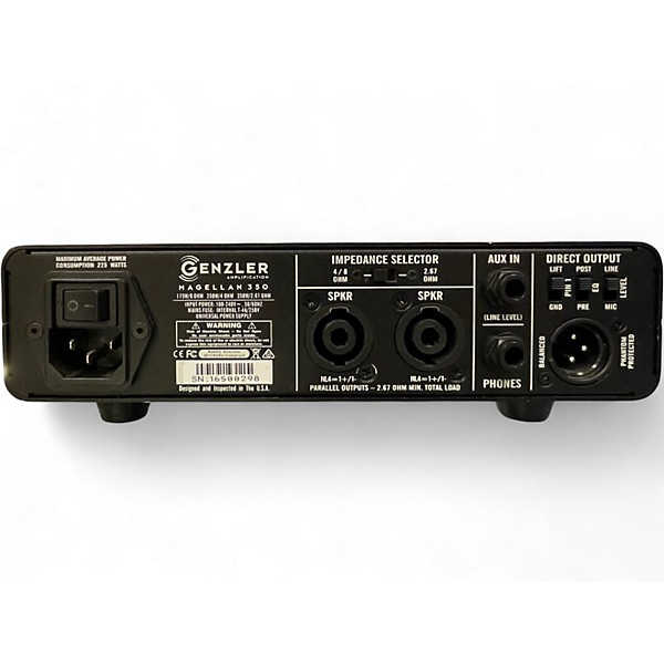Used Genzler Amplification MAGELLAN MG350 Bass Amp Head