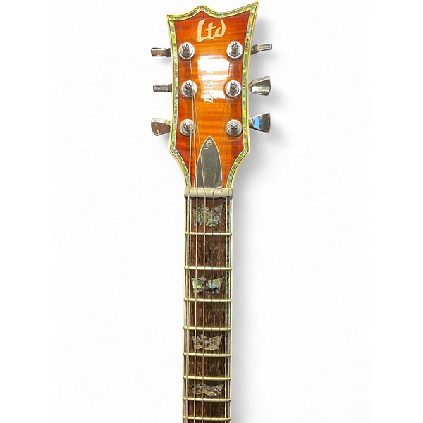 Used ESP LTD EC1000 Deluxe Tobacco Sunburst Solid Body Electric Guitar