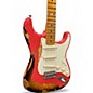 Used 2018 Fender Custom 57 LTD HVY RELIC STRAT FIESTA RED ONER 2 TONE SUNBURST Solid Body Electric Guitar