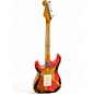 Used 2018 Fender Custom 57 LTD HVY RELIC STRAT FIESTA RED ONER 2 TONE SUNBURST Solid Body Electric Guitar