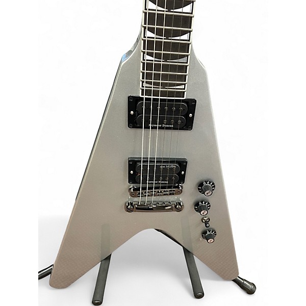 Used Gibson DSVX0051BC1 Silver Metallic Solid Body Electric Guitar