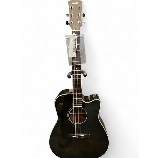 Used Yamaha A1M Trans Black Acoustic Electric Guitar