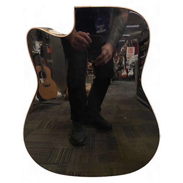 Used Yamaha A1M Trans Black Acoustic Electric Guitar