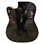 Used Yamaha A1M Trans Black Acoustic Electric Guitar