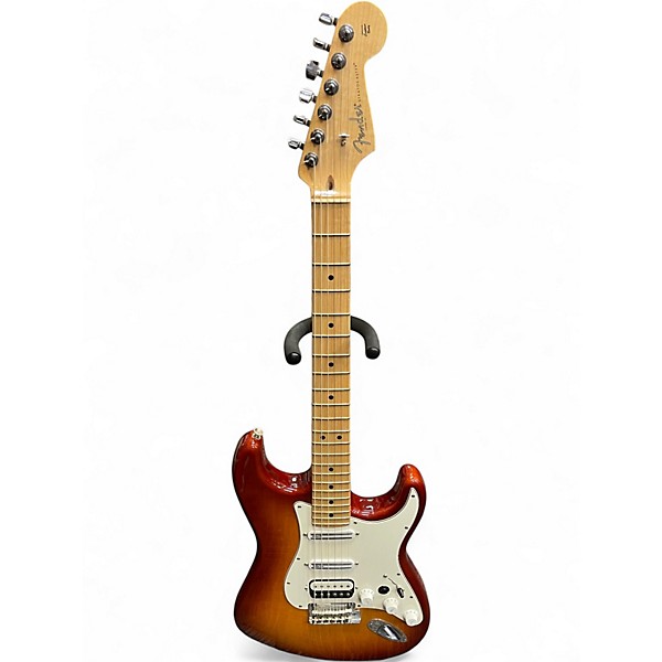 Used 2017 Fender American Professional Stratocaster HSS Shawbucker Sienna Sunburst Solid Body Electric Guitar