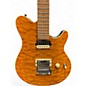 Used OLP MM1 Trans Amber Solid Body Electric Guitar