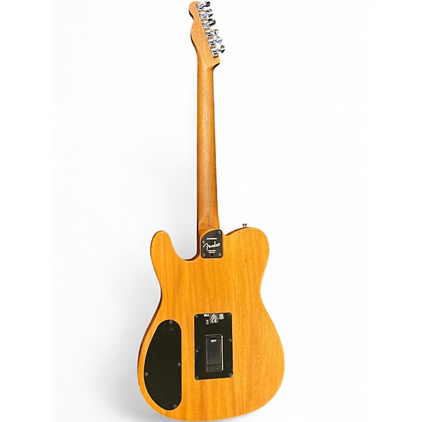 Used Fender Acoustasonic Player Telecaster Black Acoustic Electric Guitar