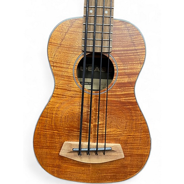 Used Kala Exotic Mahogany U-Bass Natural Acoustic Bass Guitar