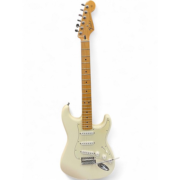 Used 2013 Fender Standard Stratocaster Alpine White Solid Body Electric Guitar