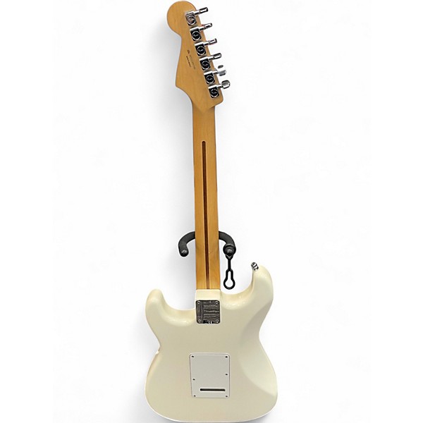 Used 2013 Fender Standard Stratocaster Alpine White Solid Body Electric Guitar