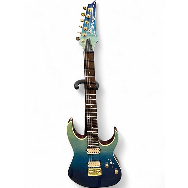 Used Ibanez RG421HPFM Ocean Blue Solid Body Electric Guitar