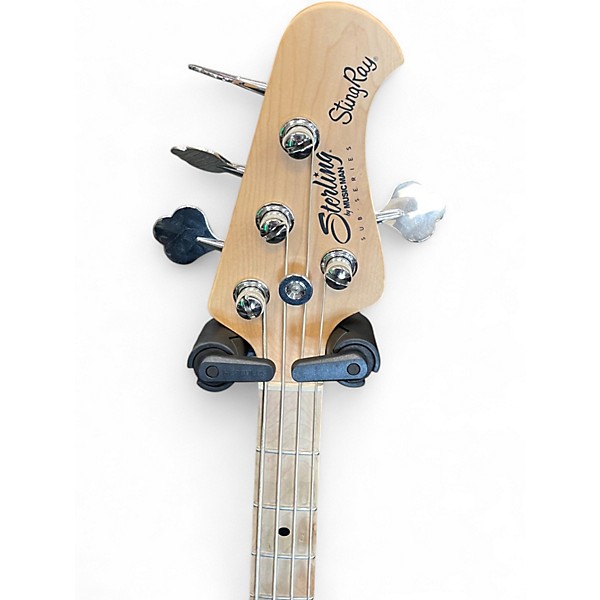 Used Sterling by Music Man stingray sub 4 black Electric Bass Guitar