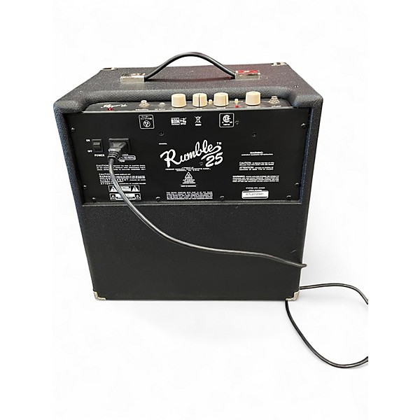 Used Fender Rumble 25 25W 1x8 Bass Combo Amp