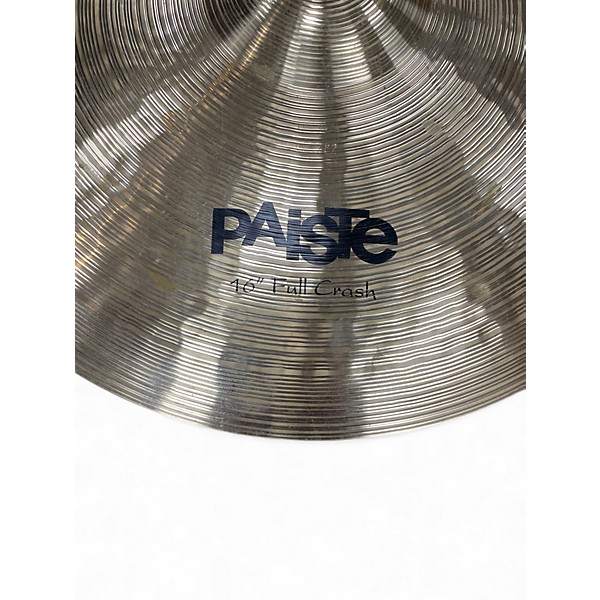 Used Paiste 16in Sound Formula Full Crash Cymbal