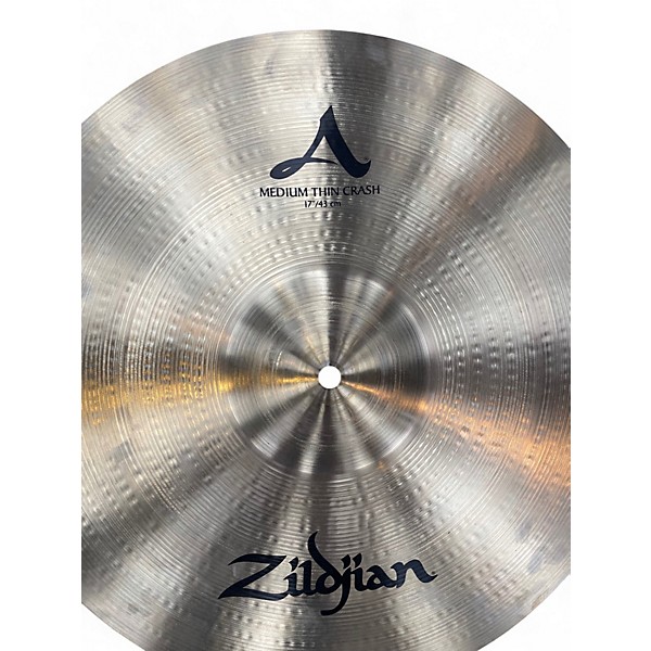 Used Zildjian 17in A Series Medium Thin Crash Cymbal