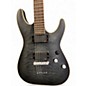 Used Schecter Guitar Research C1 Platinum Trans Black Solid Body Electric Guitar