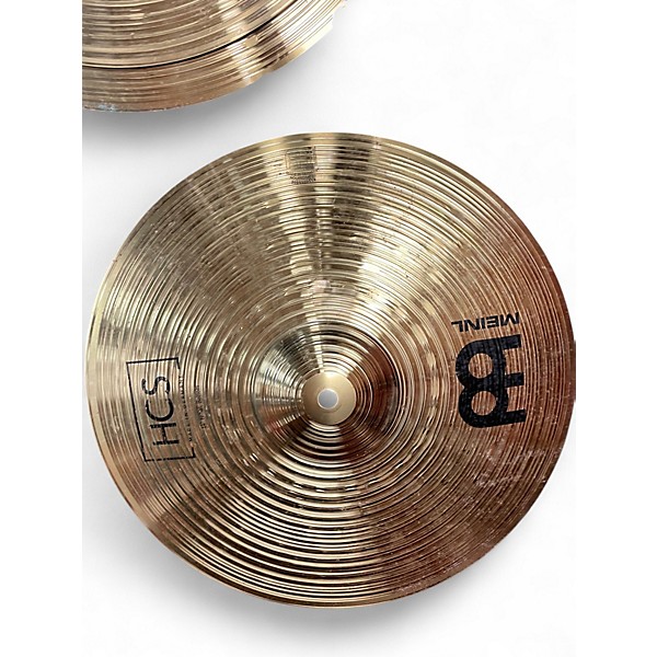 Used MEINL 14in HCS Hi Hat Pair Cymbal
