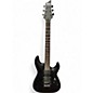 Used Schecter Guitar Research Damien 6 Black Solid Body Electric Guitar thumbnail