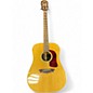 Used Washburn DREADNOUGHT GUITAR Natural Acoustic Guitar thumbnail