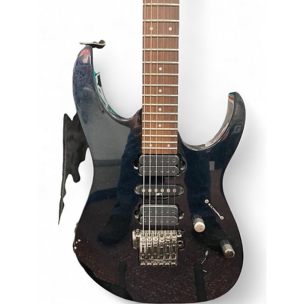 Used Ibanez RG1570 RG Series SPARKLE BLUE Solid Body Electric Guitar