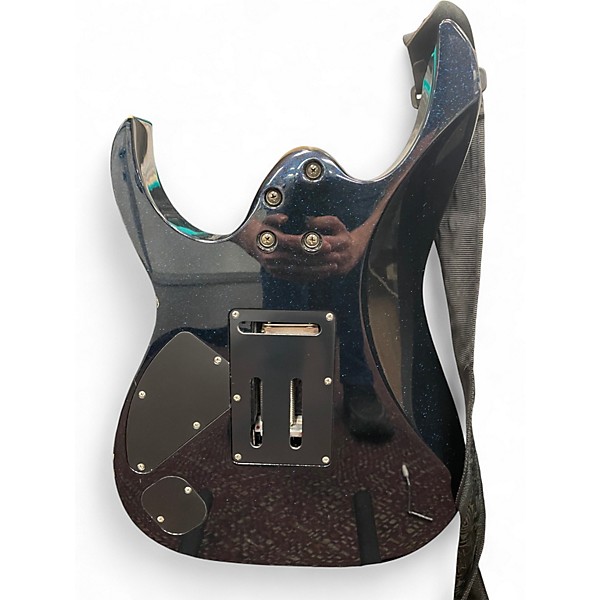 Used Ibanez RG1570 RG Series SPARKLE BLUE Solid Body Electric Guitar