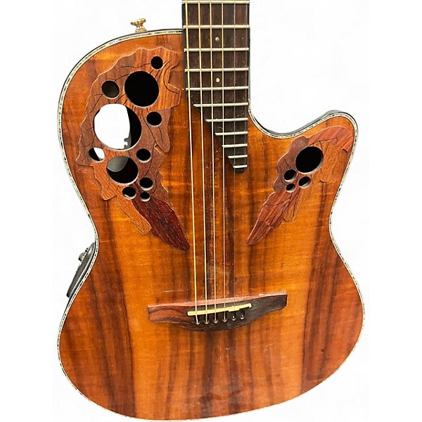 Used Ovation CE44P Celebrity Natural Acoustic Electric Guitar