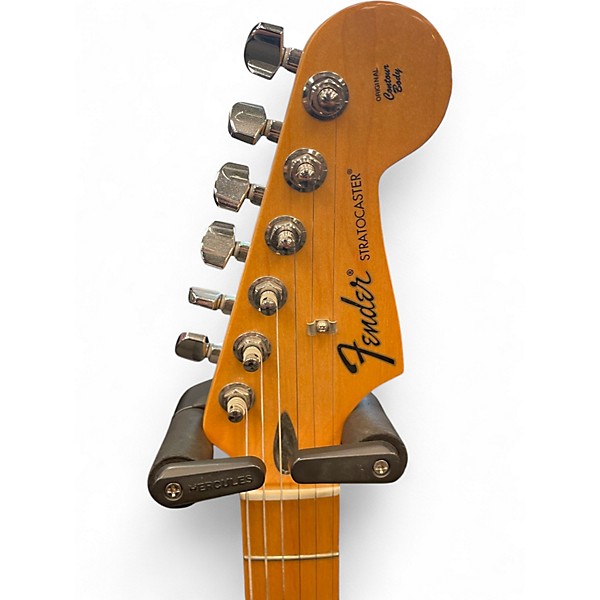 Used Fender Standard Stratocaster Green Solid Body Electric Guitar