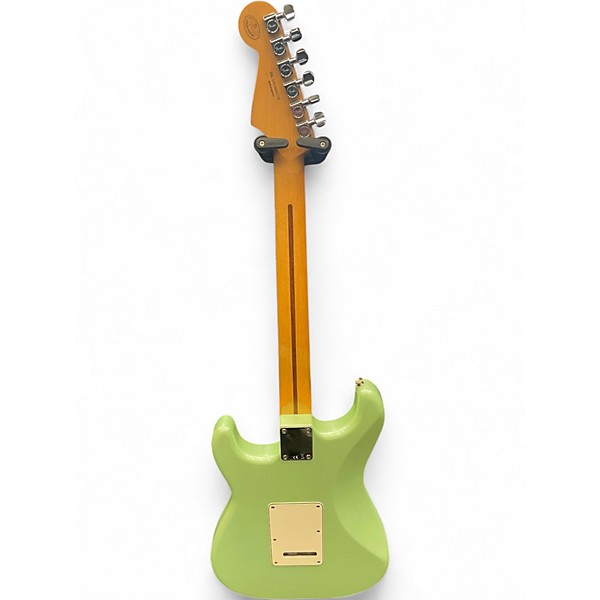 Used Fender Standard Stratocaster Green Solid Body Electric Guitar