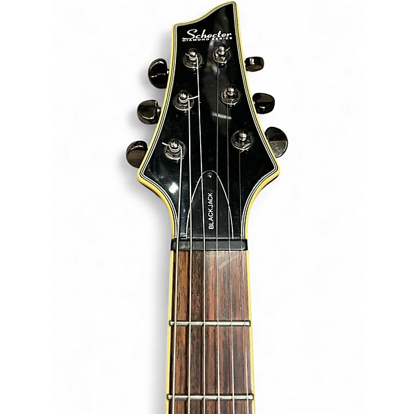 Used Schecter Guitar Research Blackjack C1 Black Solid Body Electric Guitar