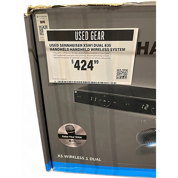 Used Sennheiser XSW1 DUAL 835 HANDHELD Handheld Wireless System