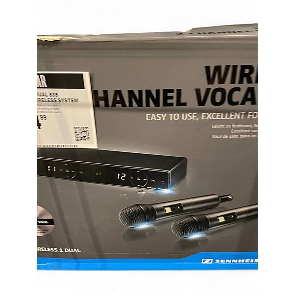 Used Sennheiser XSW1 DUAL 835 HANDHELD Handheld Wireless System