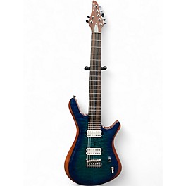 Used Kiesel Vanquish 7 Aqua Burst Solid Body Electric Guitar