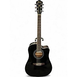Used Ibanez V70CE Black Acoustic Electric Guitar