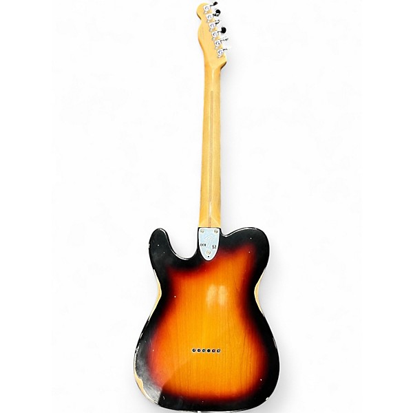 Used Fender 1972 Reissue Custom Telecaster 3 Color Sunburst Solid Body Electric Guitar