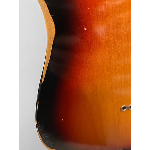 Used Fender 1972 Reissue Custom Telecaster 3 Color Sunburst Solid Body Electric Guitar