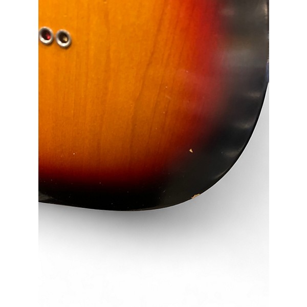 Used Fender 1972 Reissue Custom Telecaster 3 Color Sunburst Solid Body Electric Guitar