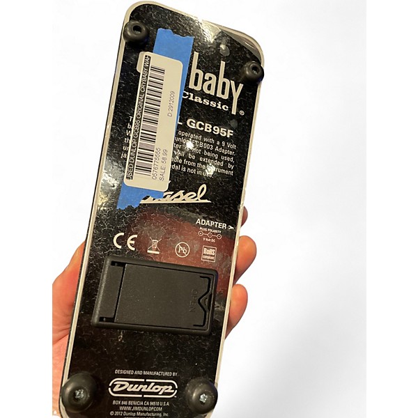 Used Dunlop GCB95 Original Crybaby Wah Effect Pedal