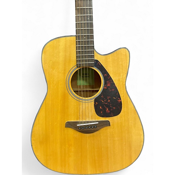Used Yamaha FGX800C Natural Acoustic Electric Guitar