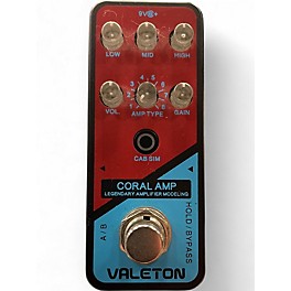Used Valeton CORAL AMP Guitar Preamp