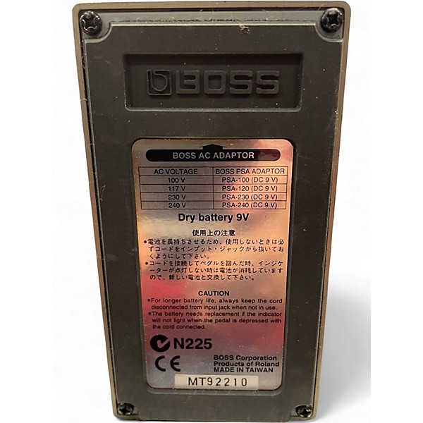 Used BOSS MT2 Metal Zone Distortion Effect Pedal