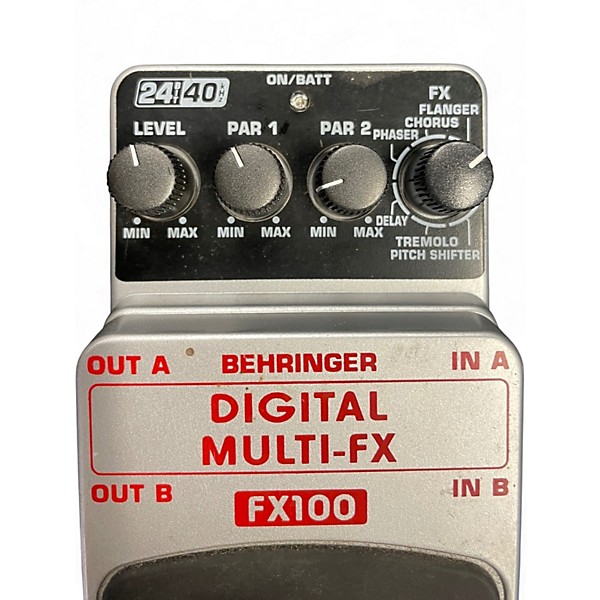 Used Behringer FX100 DIGITAL MULTI-FX Effect Processor