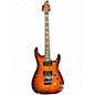 Used Schecter Guitar Research Diamond Series PT Trans Orange Solid Body Electric Guitar thumbnail
