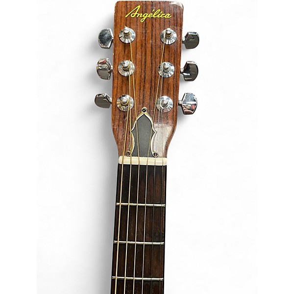 Used Angelica F-411 Natural Acoustic Guitar