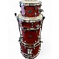 Used Ludwig 4 Piece BACKBEATS BY QUESTLOVE RED Drum Kit thumbnail