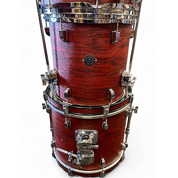 Used Ludwig 4 Piece BACKBEATS BY QUESTLOVE RED Drum Kit