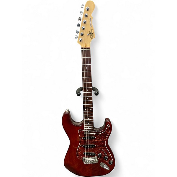 Used G&L Tribute Legacy Trans Crimson Red Solid Body Electric Guitar